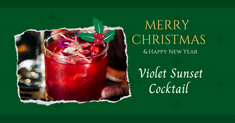 Cocktail of the Month…..The Violet Sunset