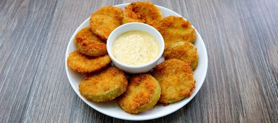 Taste Of The South…..Fried Green Tomatoes with Remoulade Dipping Sauce
