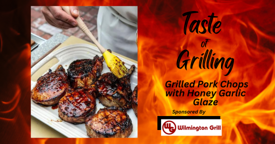 Grilled Pork Chops With Honey Garlic Glaze
