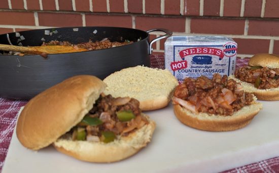 Taste of the South…..Sausage Sloppy Joes