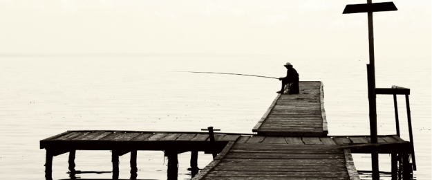 Fishing Docks at Night for Trophy Trout
